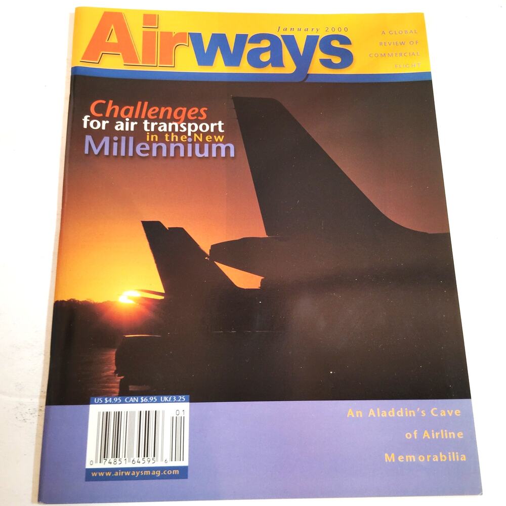 Airways Magazine January 2000 - Air Transport Challenges - Multi-color